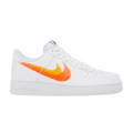 Nike Air Force 1 Low '07 Spray Paint Swoosh White Safety Orange
