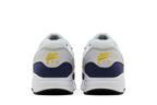 Nike Air Max 1 White Blue Recall Pure Platinum Tour Yellow (GS)