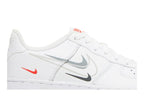 Nike Air Force 1 Low Multi-Swoosh White Particle Grey Photon Dust Bright Crimson (GS)