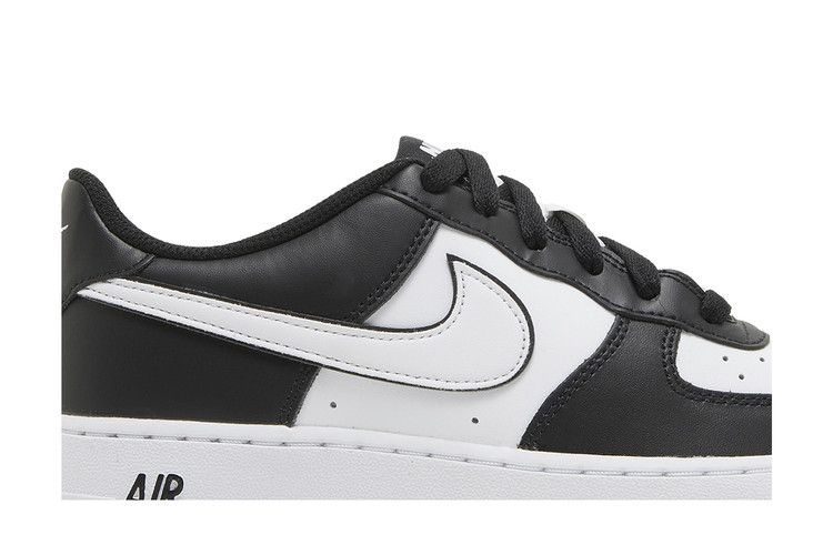 Nike Air Force 1 Low LV8 2 White Swoosh Panda (GS)