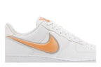 Nike Air Force 1 Low Oversized Swoosh White Orange Peel