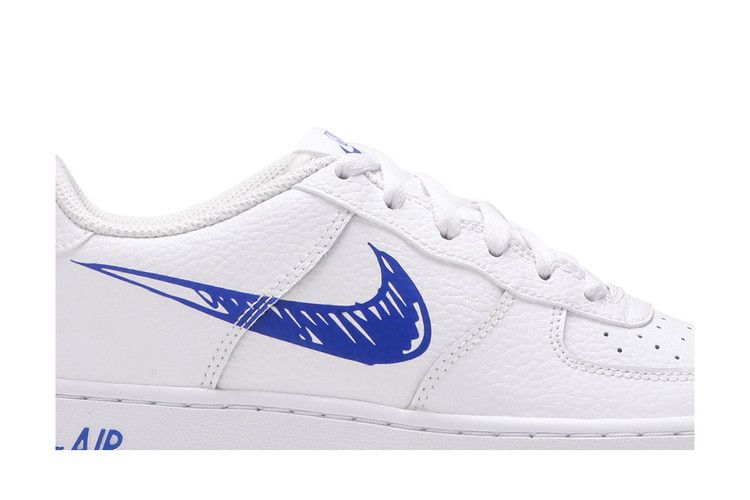 Nike Air Force 1 Low Sketch White Royal (GS)