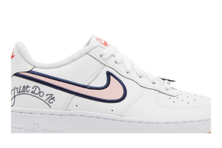 Nike Air Force 1 Low LV8 Just Do It White Pink Glaze (GS)