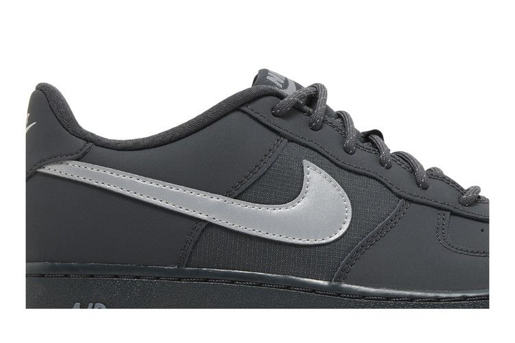 Nike Air Force 1 Low Anthracite Reflective Silver (GS)