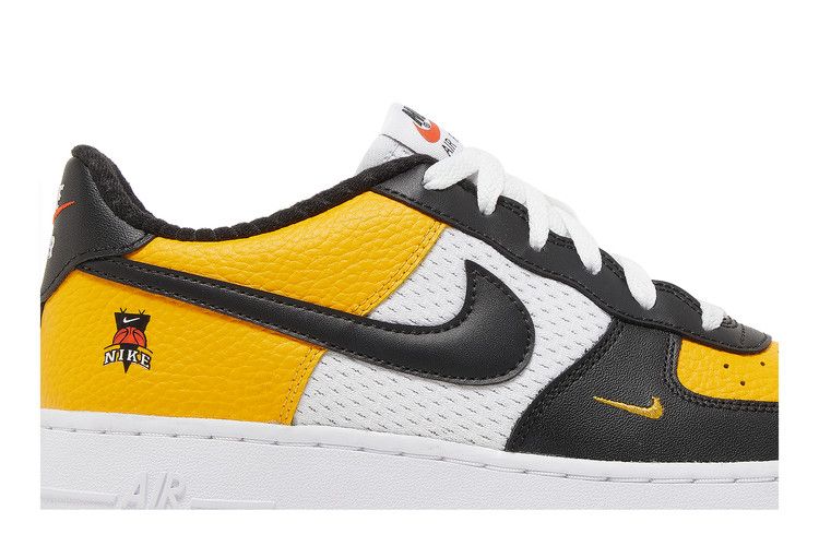 Nike Air Force 1 Low Black Gold Jersey Mesh (GS)