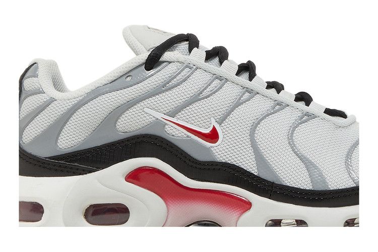 Nike Air Max Plus Photon Dust Particle Grey Black Varsity Red (GS)