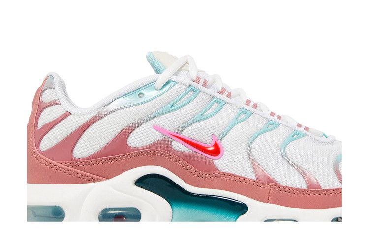 Nike Air Max Plus White Red Stardust Jade Ice Siren Red (GS)