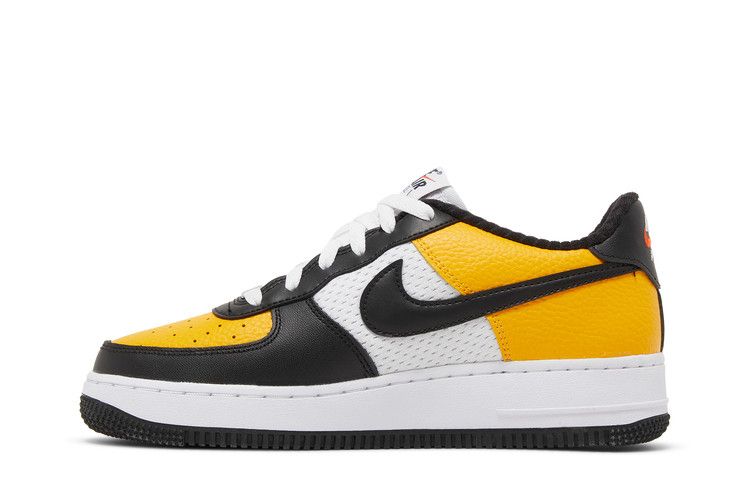 Nike Air Force 1 Low Black Gold Jersey Mesh (GS)