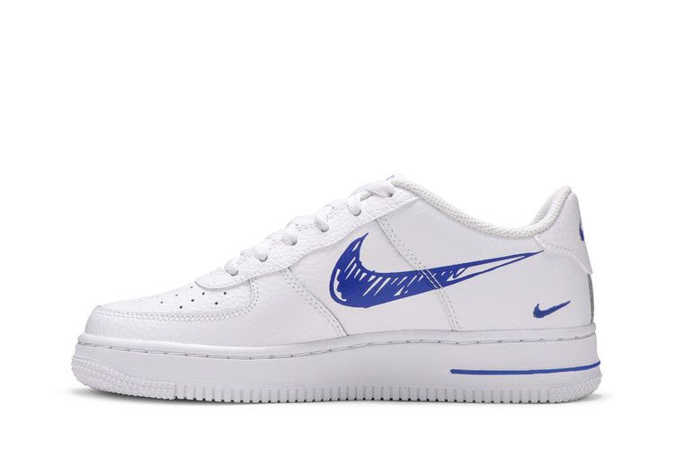 Nike Air Force 1 Low Sketch White Royal (GS)