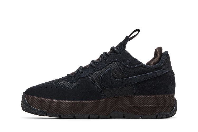 Nike Air Force 1 Wild Low Black Velvet Brown (Women's)