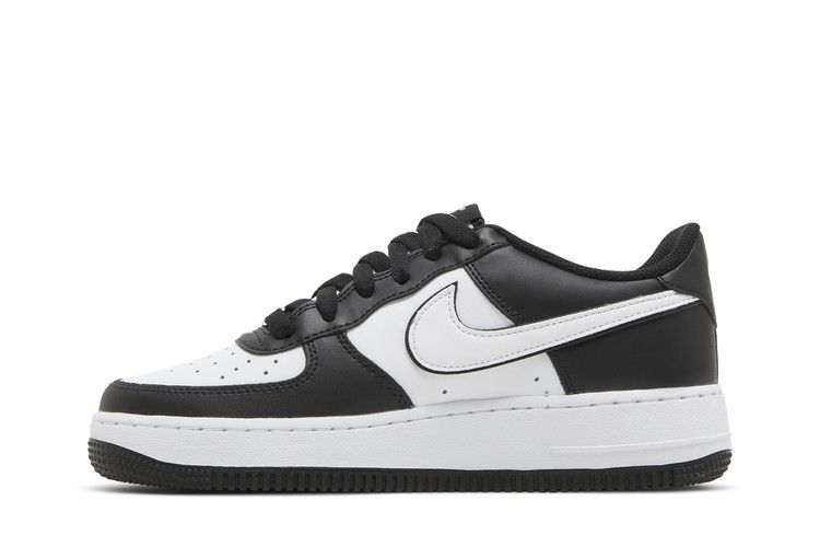 Nike Air Force 1 Low LV8 2 White Swoosh Panda (GS)