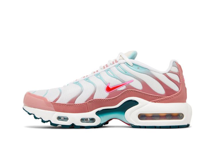 Nike Air Max Plus White Red Stardust Jade Ice Siren Red (GS)