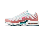 Nike Air Max Plus White Red Stardust Jade Ice Siren Red (GS)
