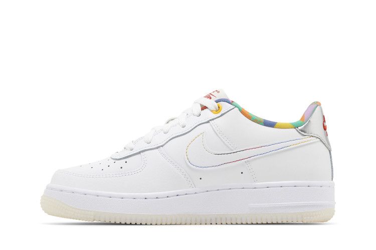 Nike Air Force 1 Low LV8 White Playful Print (GS)