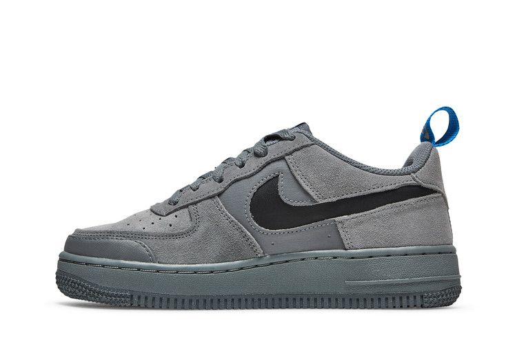 Nike Air Force 1 Low Cut Out Swoosh Smoke Grey (GS)