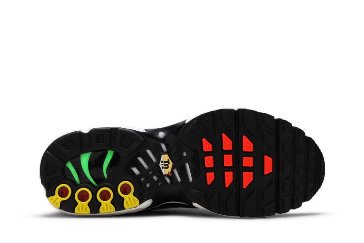 Nike Air Max Plus Black Green Strike Flash Crimson White (GS)