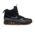 Nike Air Max 1 Mid Sneakerboot Black/Black-Gum Medium Brown (Women's)