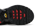 Nike Air Max Plus Black University Red Reflective Silver (GS)