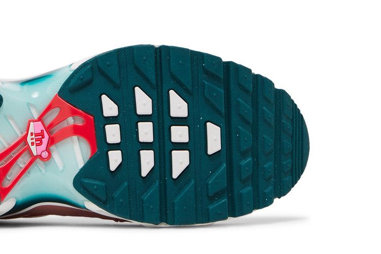 Nike Air Max Plus White Red Stardust Jade Ice Siren Red (GS)