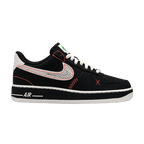 Nike Air Force 1 Low Schematic Black White Bright Crimson