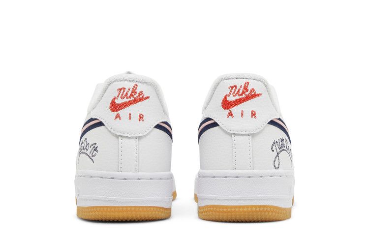 Nike Air Force 1 Low LV8 Just Do It White Pink Glaze (GS)