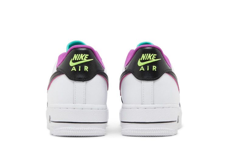 Nike Air Force 1 Low '07 LV8 Just Do It! White Vivid Purple (GS)