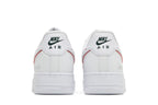 Nike Air Force 1 Low Just Do It White Noble Green Metallic Silver University Red