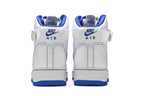 Nike Air Force 1 High White Royal Blue Contrast Stitch