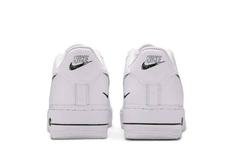 Nike Air Force 1 Low Sketch White Black (GS)
