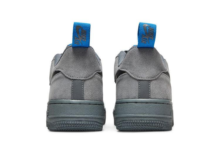 Nike Air Force 1 Low Cut Out Swoosh Smoke Grey (GS)
