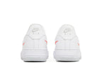 Nike Air Force 1 Low Multi-Swoosh White Particle Grey Photon Dust Bright Crimson (GS)