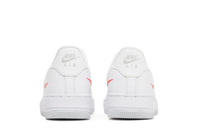Nike Air Force 1 Low Multi-Swoosh White Particle Grey Photon Dust Bright Crimson (GS)