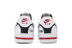 Nike Air Force 1 React White Black Red