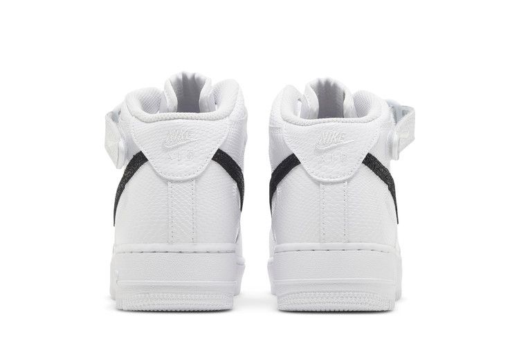 Nike Air Force 1 Mid '07 Snakeskin White Black (Women's)