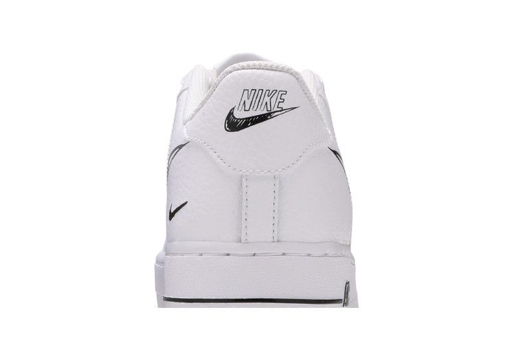 Nike Air Force 1 Low Sketch White Black (GS)
