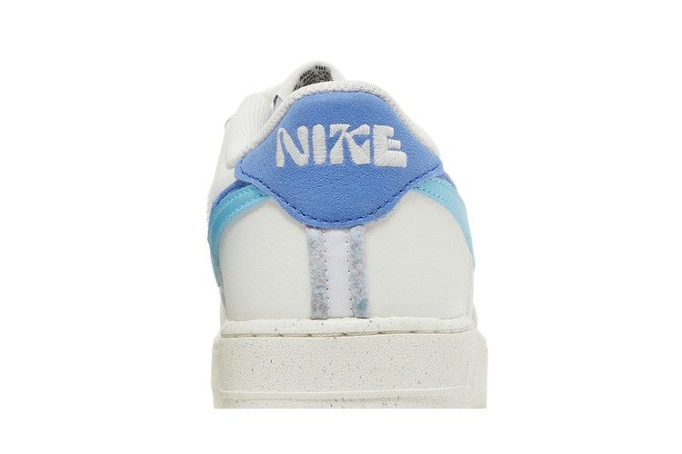 Nike Air Force 1 Low 82 Double Swoosh White Medium Blue (GS)