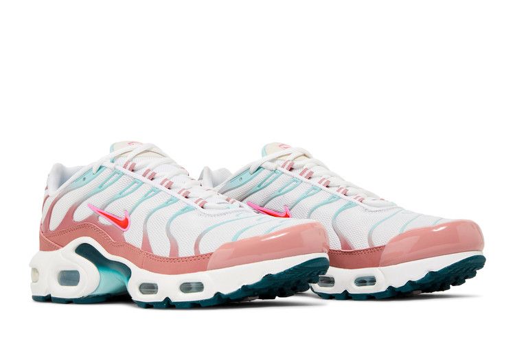 Nike Air Max Plus White Red Stardust Jade Ice Siren Red (GS)