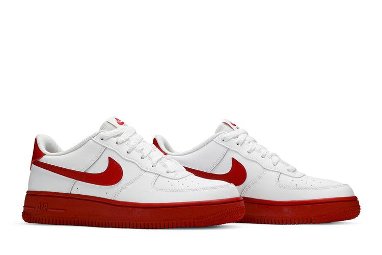 Nike Air Force 1 Low White Red Midsole (GS)