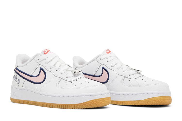 Nike Air Force 1 Low LV8 Just Do It White Pink Glaze (GS)