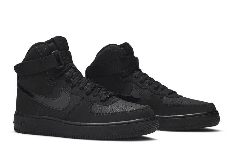 Nike Air Force 1 High Triple Black (GS)
