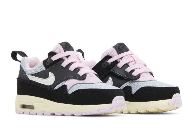 Nike Air Max 1 EasyOn Black Anthracite Pink Foam Summit White (TD)