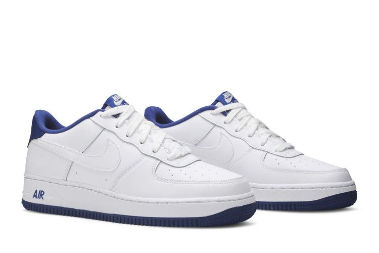 Nike Air Force 1 Low White Deep Royal Blue (GS)