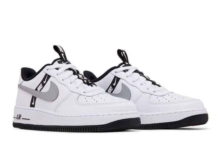 Nike Air Force 1 Low LV8 KSA White Reflect Silver (GS)