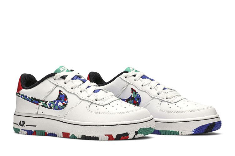 Nike Air Force 1 Low Crayon White Multi (GS)