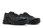 Nike Air Max Plus Black University Red Reflective Silver (GS)