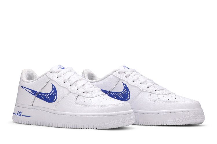 Nike Air Force 1 Low Sketch White Royal (GS)