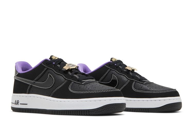 Nike Air Force 1 Low '07 LV8 World Champ Black Purple (GS)