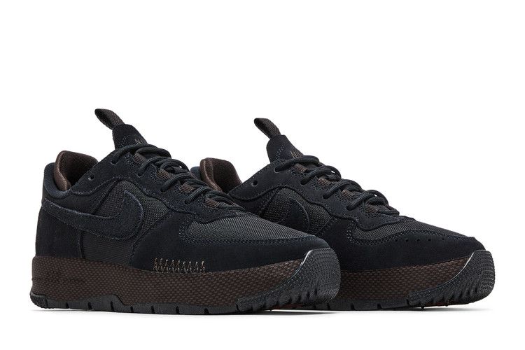 Nike Air Force 1 Wild Low Black Velvet Brown (Women's)