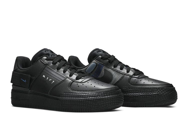 Nike Air Force 1 Low Type Black Photo Blue (GS)
