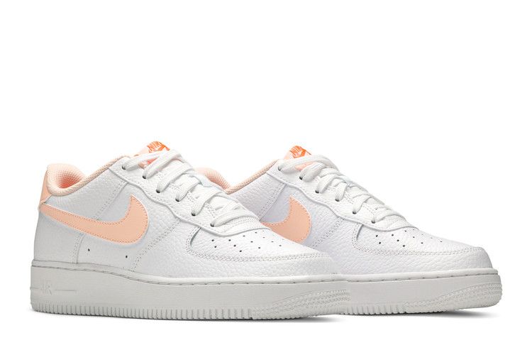 Nike Air Force 1 Low White Hyper Crimson (GS)